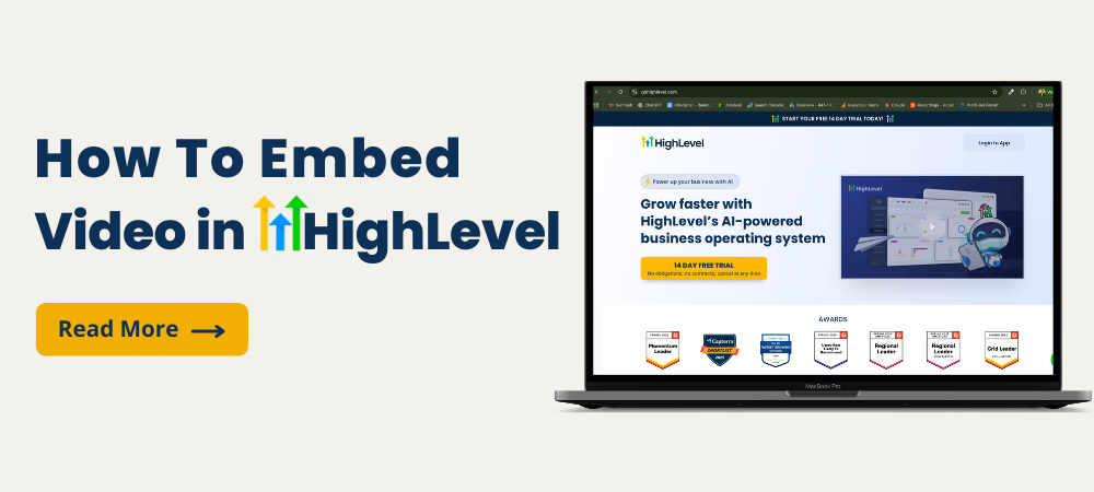 Embed Video in HighLevel (GoHighLevel)