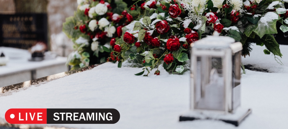 Funeral live streaming banner image