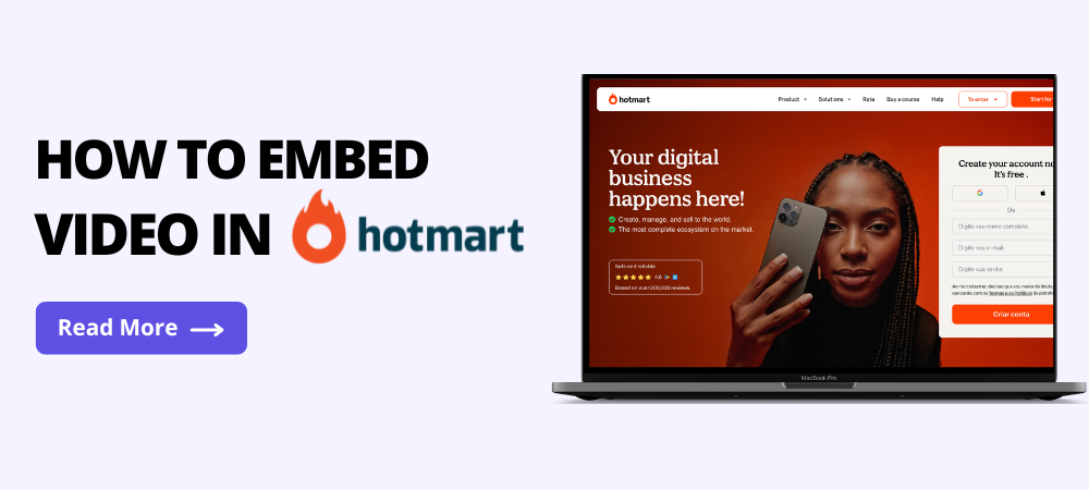 Embed Video in Hotmart - video hosting guide